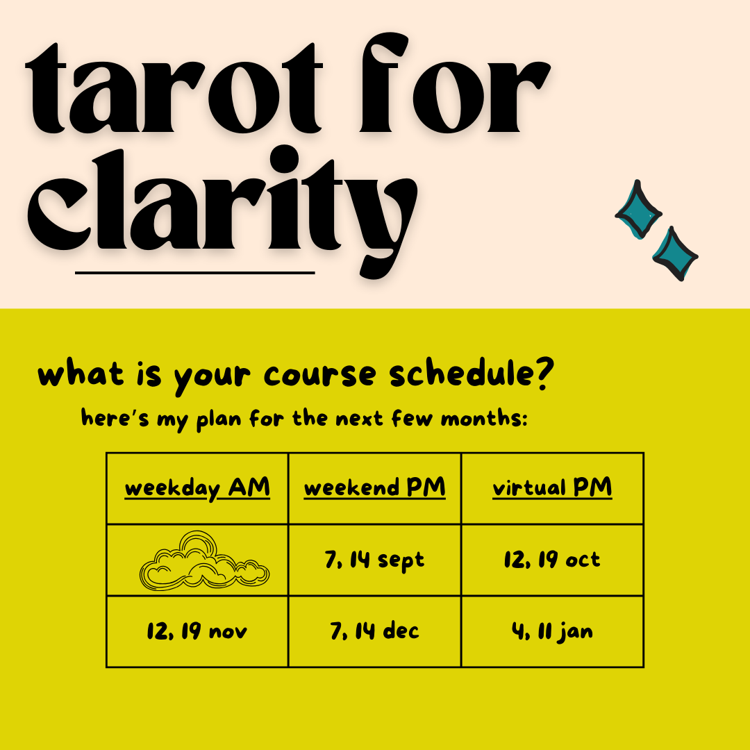 𝐭𝐚𝐫𝐨𝐭 𝐟𝐨𝐫 𝐜𝐥𝐚𝐫𝐢𝐭𝐲 - tarot class for beginners